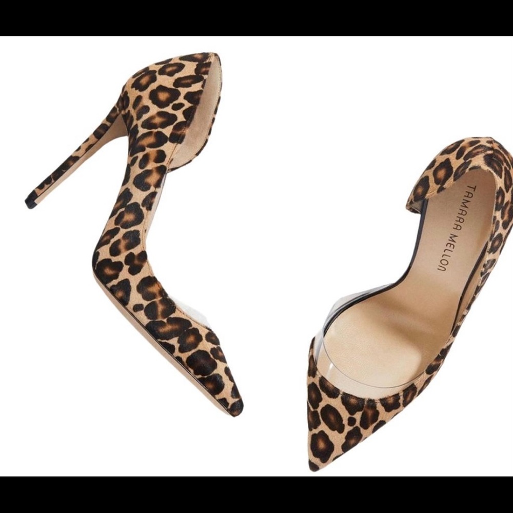 Tamara Mellon Leopard Pumps Size 37 1/2